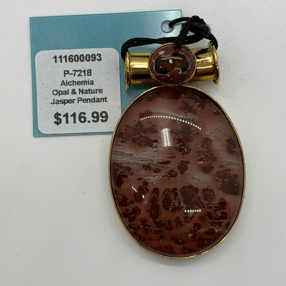 Alchemia Opal And Nature Jasper Pendant P7218 NEW - Picture 7 of 7